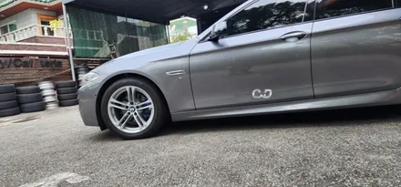 대구 BMW 528i F10 (2016) 블루 캘리퍼 도색 작업 후기👀 :: 바퀴에 시선이 자꾸만 가는 드레스업 튜닝💙:: 5시리즈 비포 애프터 :: 남구 튜닝샵 카센터 씨앤디