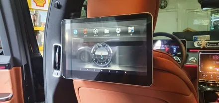 : 벤츠 W223 S450 22년식 부메스터 트위터 + 엑티브 엠비언트, 리어모니터 시공 : 실내분위기를 바꿔주는 엠비언트와 부메스터ST 트위터로 자연스러운 색감까지 : 대구씨앤디