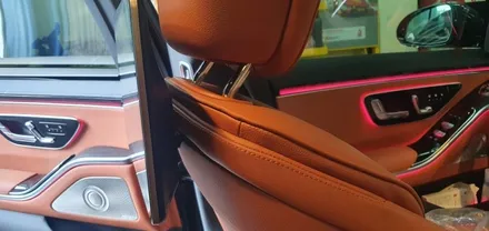 메르세데스 벤츠 S450 4MATIC 22년식 W223 부메스터 + 엑티브 엠비언트 + 리어 모니터 장착 시공후기 S클래스 신형 대구 남구 대명동 벤츠튜닝 전문점 씨앤디인터내셔널