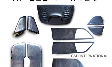 BMW 7시리즈 G11&G12 크롬에 고급진 도트무늬와 더불어 엠비언트까지 탑재된 바워스ST 회오리트위터 장착 후기 (트위터+미드스피커커버+센터스피커커버+리어스피커커버)대구씨앤디