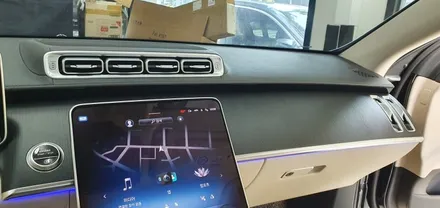 벤츠 S450 22년식 액티브 엠비언트 라이트 , 4D 전동트위터 시공 후기, 벤츠 부메스터 튜닝 전문점 실내 분위기등 무드등 대구 대명동 씨앤디인터내셔널
