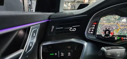 아우디 A7 C8 전동트위터, 대시보드 엠비언트 라이트 작업 AUDI A7(4K) 50 TDI 콰트로 20년식 실내 LED 무드등 대구아우디튜닝 수입차튜닝 전문 씨앤디인터내셔널