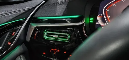 BMW G30 530i 회오리트위터, 송풍구엠비언트 작업 LED 미드레인지커버, 미드스피커 교체 튜닝 작업 5시리즈 BMW530i 21년식 실내 무드등 장착 시공후기 대구 씨앤디