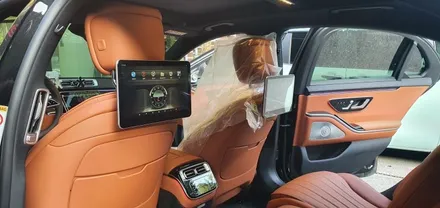 [엠비언트 작업] 벤츠 s클래스 w223 s450 엠비언트 부메스터 시공과 함께 리어 모니터시공으로 실내 엠비언트 튜닝! 차튜닝 대구튜닝샵 자동차인테리어 자동차튜닝 자동차개조 튜닝