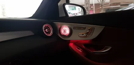 벤츠 신형 S클래스 W223 S450 4매틱 23년식 액티브 엠비언트 라이트, 미드커버 엠비언트, 피아노라커트림, 4D 부메스터 스피커 장착 작업 W223튜닝 시공후기 대구씨앤디