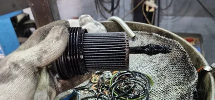 아우디 A6 35 TDI 엔진오일교환 및 앞패드교환 작업 15년식 A6엔진오일 A6프론트브레이크패드 교체 시공후기 대구수입차정비 아우디정비 앞산카페골목 남구 카센타 씨앤디인터내셔널
