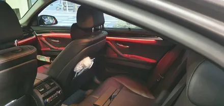 BMW 14년식 528i 도어 엠비언트 레드 장착 작업, 실내 무드등, LED레드, 수입차 정비 튜닝 수리 전문점 대구 카센터 씨앤디인터내셔널