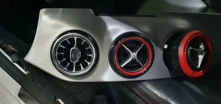 대구 벤츠 CLA 45 AMG 4매틱 송풍구, 도어트림, 대시보드 엠비언트 시공기 차량 내 분위기를 엠비언트 시공으로 반전! 대구엠비언트 엠비언트라이트 자동차엠비언트 엠비언트시공