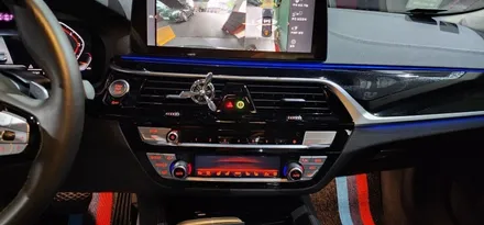 BMW G30 530i 회오리트위터, 송풍구엠비언트 작업 LED 미드레인지커버, 미드스피커 교체 튜닝 작업 5시리즈 BMW530i 21년식 실내 무드등 장착 시공후기 대구 씨앤디