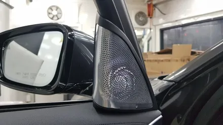 BMW G30 530i 회오리스피커 시공후기 회오리트위터 LED 미드레인지 커버 미드스피커 교체 장착 작업 5시리즈 BMW실내튜닝 엠비언트 수입차튜닝 대구 씨앤디