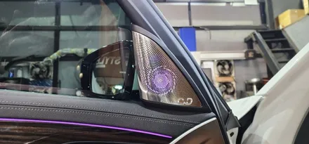 대구 남구 BMW 520i G30 21년식 :: 회오리트위터 풀셋, 도어라이트 시공 :: 회오리 엠비언트 :: BMW웰컴라이트 실내등 :: 대구 튜닝 전문 수입차 정비 씨앤디