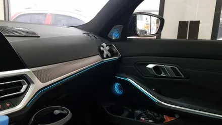 BMW G20 320i 20년식 LED 회오리 트위터 풀세트 시공 작업 대구BMW엠비언트 대구BMW튜닝 대구BMW전문점 씨앤디인터내셔널 엠비언트 무드등 실내등 스피커 앞산 씨앤디