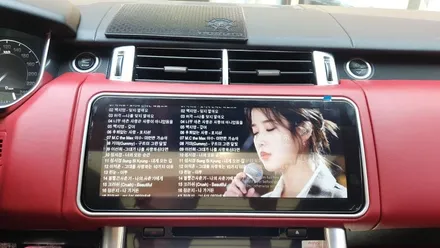 레인지로버 스포츠 12.3인치 안드로이드 모니터 설치 올인원모니터 랜드로버 앞열 가죽 프레임 교체 장착 모니터확장 시공후기 대구 수입차튜닝 레인지로버튜닝 전문 씨앤디