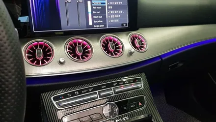 [대구씨앤디] 벤츠 E클래스 W213 E200 16\'-24\' 실내 송풍구 앰비언트라이트 시공 : 차량 실내인테리어 LED시공 라이트 엠비언트 차용품 남구 대명동 씨앤디인터내셔널 :