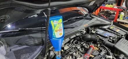 대구 엔진오일 교환 카센터 / 정비소 :: A3 8V (2018) 40 TFSI :: 쉘 ECO 5W30 및 에어크리너(에어필터), 오일필터, 에어컨 필터 교체 과정 :: 씨앤디