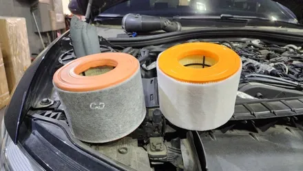 <대구 앞산 씨앤디> 아우디 A6 35 TDI C7 16년식_엔진오일 교환 :: 엔진오일 저렴한 카센터 남구 대명동 수입차