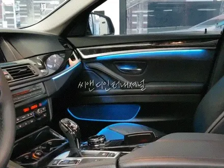 BMW 520d 헤드라이트 드라이버 모듈 교환 : 엠비언트 라이트 레드 장착 : 차량 분위기 : 차량 정비 : 차량 튜닝 : 대구 씨앤디