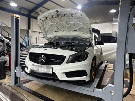 (수원배기 화성배기) 벤츠 A45 AMG 중통(미들파이프),가변앤드 작업 커스텀가변배기 튜닝 / 경기 화성