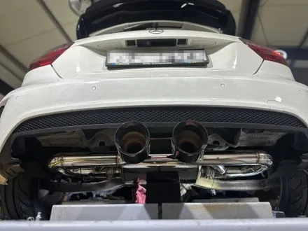 (수원배기 화성배기) 벤츠 A45 AMG 중통(미들파이프),가변앤드 작업 커스텀가변배기 튜닝 / 경기 화성