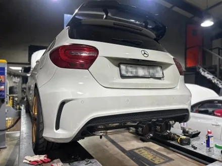 (수원배기 화성배기) 벤츠 A45 AMG 중통(미들파이프),가변앤드 작업 커스텀가변배기 튜닝 / 경기 화성