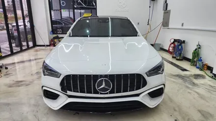 [공지] 하남 cla45 amg 랩핑제거 후 사틴블랙 랩핑 재시공 / 하남 감일동