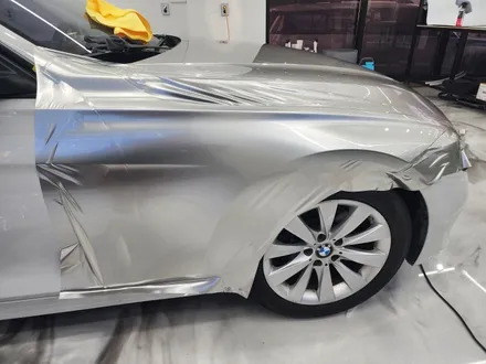 bmw 320d f30 비닐 프로그 샴페인 실버 고광택 필름으로 전체 랩핑 시공 하남 / 송파 래핑 전문점 / 하남 감일동
