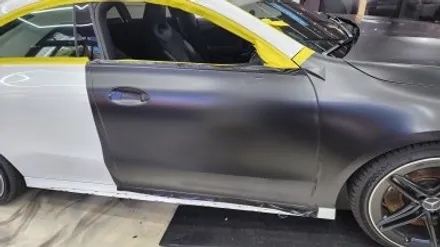 [공지] 하남 cla45 amg 랩핑제거 후 사틴블랙 랩핑 재시공 / 하남 감일동