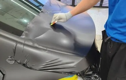 [공지] 하남 cla45 amg 랩핑제거 후 사틴블랙 랩핑 재시공 / 하남 감일동
