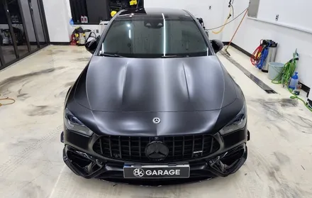 [공지] 하남 cla45 amg 랩핑제거 후 사틴블랙 랩핑 재시공 / 하남 감일동