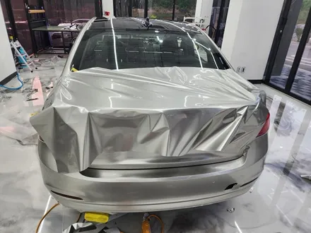 bmw 320d f30 비닐 프로그 샴페인 실버 고광택 필름으로 전체 랩핑 시공 하남 / 송파 래핑 전문점 / 하남 감일동