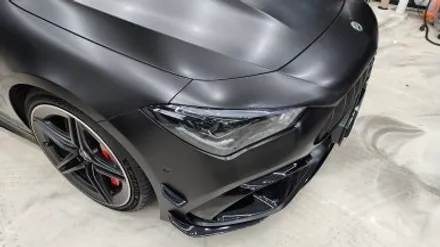 [공지] 하남 cla45 amg 랩핑제거 후 사틴블랙 랩핑 재시공 / 하남 감일동