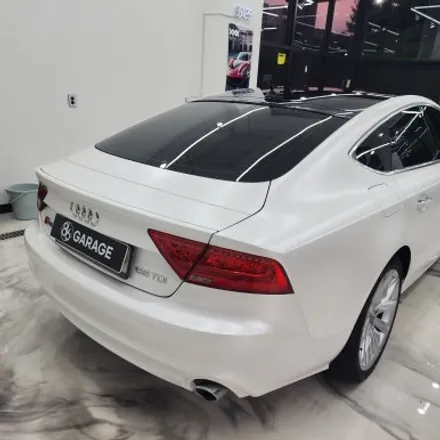 아우디 A7 전체랩핑 시공 / 에이버리 사틴 화이트 펄로 완벽한 새 차 출고해 드리기 하남 랩핑전문 816게라지 / 하남 감일동