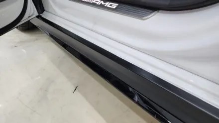 [공지] 하남 cla45 amg 랩핑제거 후 사틴블랙 랩핑 재시공 / 하남 감일동