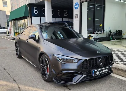 [공지] 하남 cla45 amg 랩핑제거 후 사틴블랙 랩핑 재시공 / 하남 감일동