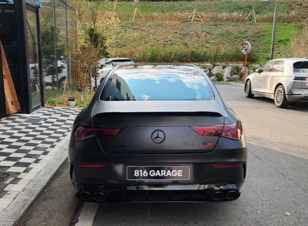[공지] 하남 cla45 amg 랩핑제거 후 사틴블랙 랩핑 재시공 / 하남 감일동