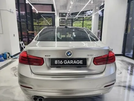 bmw 320d f30 비닐 프로그 샴페인 실버 고광택 필름으로 전체 랩핑 시공 하남 / 송파 래핑 전문점 / 하남 감일동