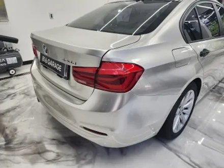 bmw 320d f30 비닐 프로그 샴페인 실버 고광택 필름으로 전체 랩핑 시공 하남 / 송파 래핑 전문점 / 하남 감일동