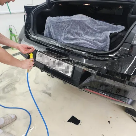 송파 랩핑 후미 충돌 사고로 인한 보험처리 재시공 / 하남 감일동