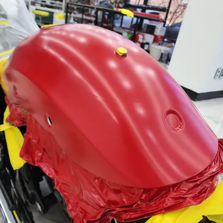 [공지] 송파 랩핑 BMW R18 바이크 랩핑 / 사틴 카마인 레드 전체 시공기 / 하남 감일동