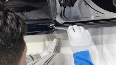 하남 랩핑 카니발 올블랙 크롬 죽이기 시공 / 하남 감일동