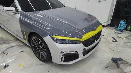 [공지] 하남 전체랩핑 bmw 745Le 나르도그레이로 깔끔하게 출고 / 하남 감일동