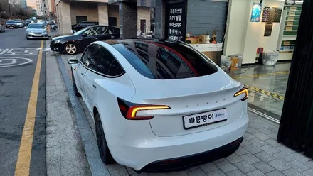 테슬라 모델3 하이랜드 블락포디 썬팅 !!! <비바필름 전면 30% 측후면30%> / 고양 덕양구 향동동