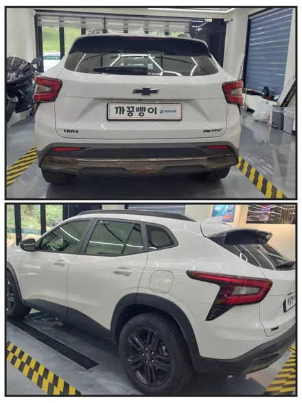 쉐보레 트랙스 크로스오버 전면 유리교환후 블락포디 비바필름 30% 시공 후기~~~~~!! / 고양 덕양구 향동동