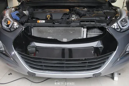 아반떼MD 튜닝 콧수염 랩핑.광주 나인티게러지 / 광주 광산구 월전동