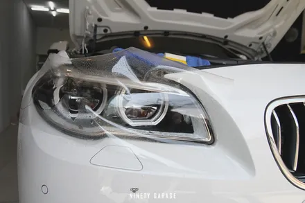 BMW 530d 헤드라이트는 소중하니까 PPF.광주 나인티게러지 / 광주 광산구 월전동