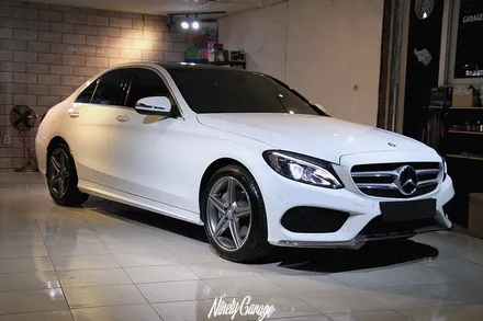 벤츠 C200 AMG line 출고와 동시에 루프스킨 광주 나인티게러지 / 광주 광산구 월전동