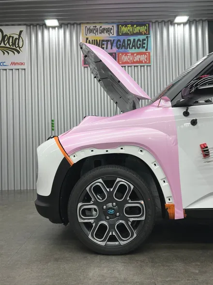 광주랩핑 캐스퍼랩핑 사쿠라핑크 \'핑크색 캐스퍼\' 만들기 / 광주 광산구 월전동