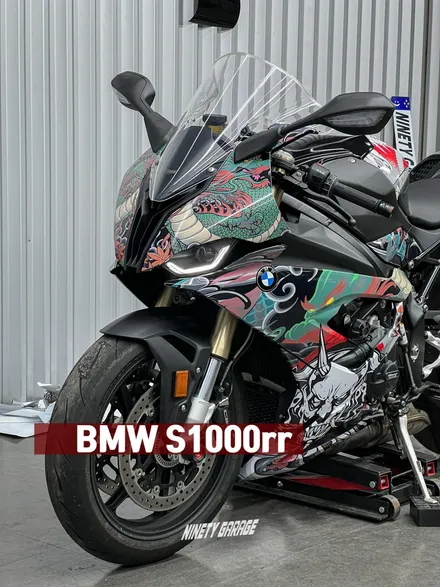 BMW s1000rr 광주 바이크 랩핑 이레즈미 디자인으로 세상에 하나뿐인 바이크가 되었다. / 광주 광산구 월전동