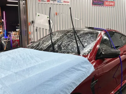 광주 윈드쉴드 자동차유리 보호필름이 가장 완벽한 방법이죠. BMW M8 나인티게러지 / 광주 광산구 월전동