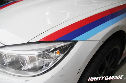 BMW m4 DTM데칼 광주 랩핑 나인티게러지에서 / 광주 광산구 월전동